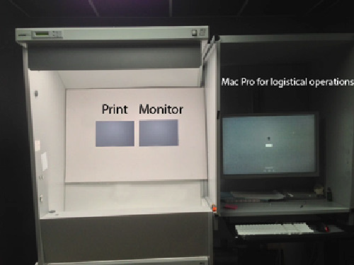 Preview for Matching Printed Color Images under the Influence of OBA Using a Soft Proofing System