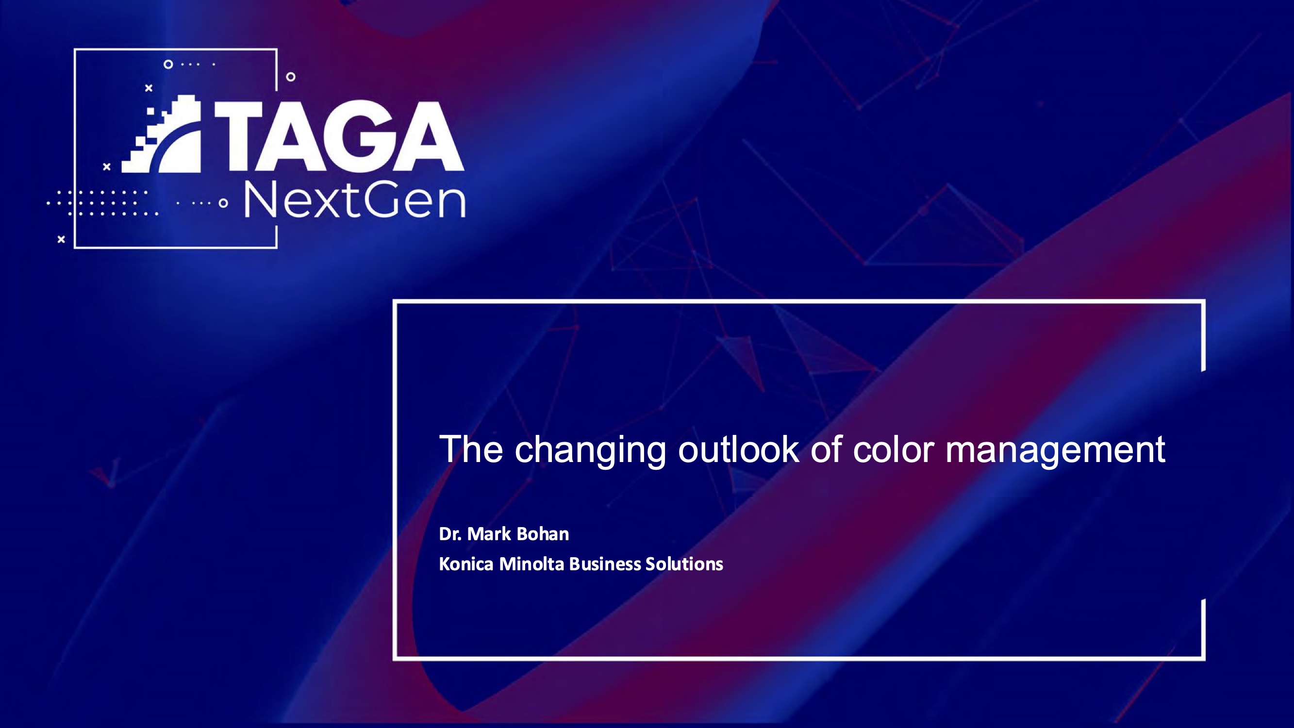 Preview for The changing outlook of color management