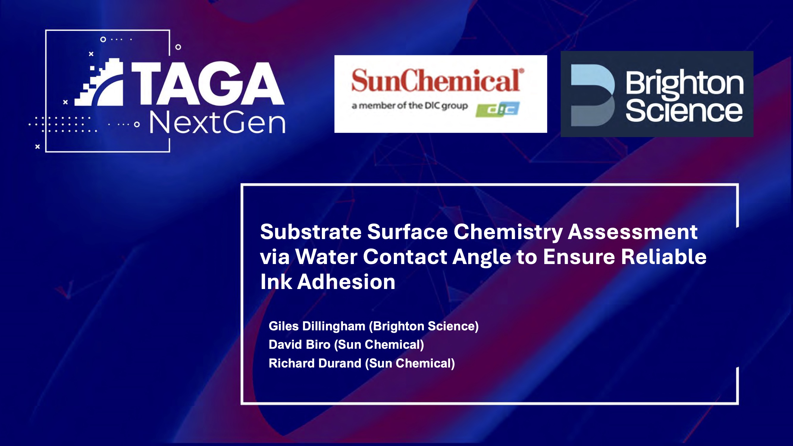 Preview for Use of Water Contact Angle for the Assessment of Substrate Surface