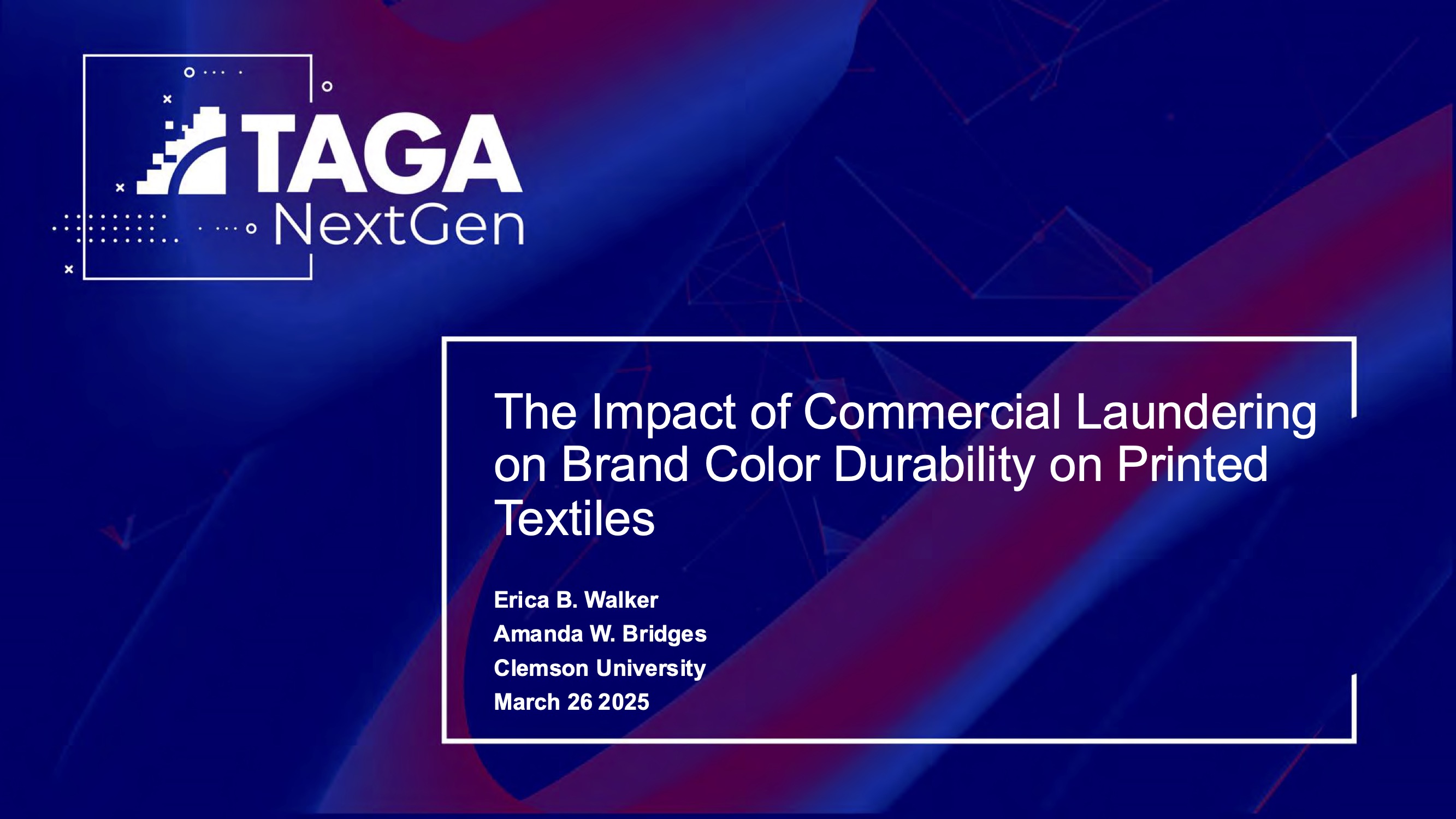 Preview for The Impact of Commercial Laundering on Brand Color Durability on Printed Textiles